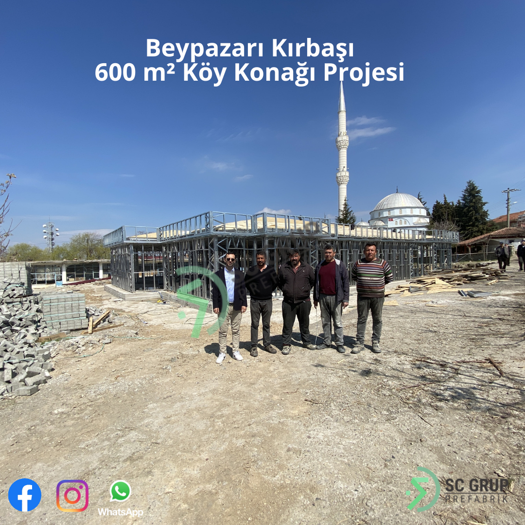 Beypazarı 600 m2 Köy Konağı Yapımı